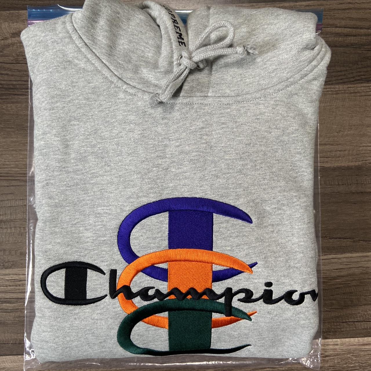 Supreme champion stacked c clearance hoodie