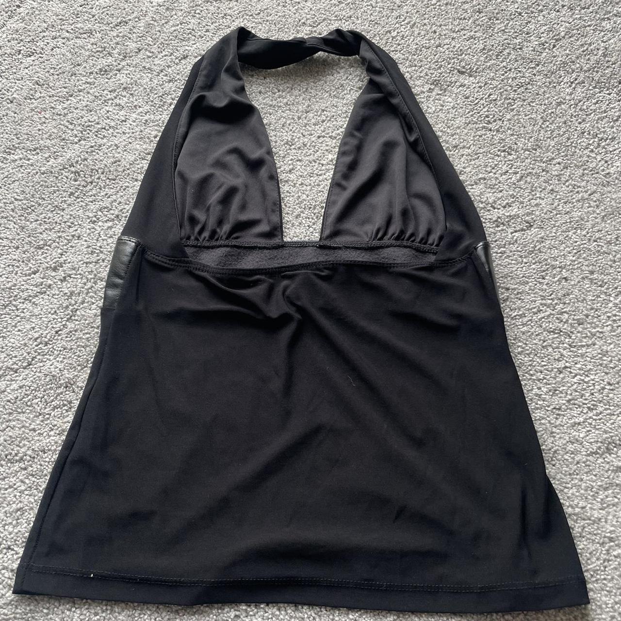 Body Central Women's Black Vest | Depop