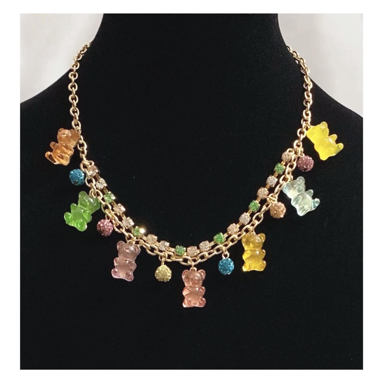 Betsey Johnson Gummy Bear Necklace & Earrings Set: Sweet Style for Any  Occasion - Etsy