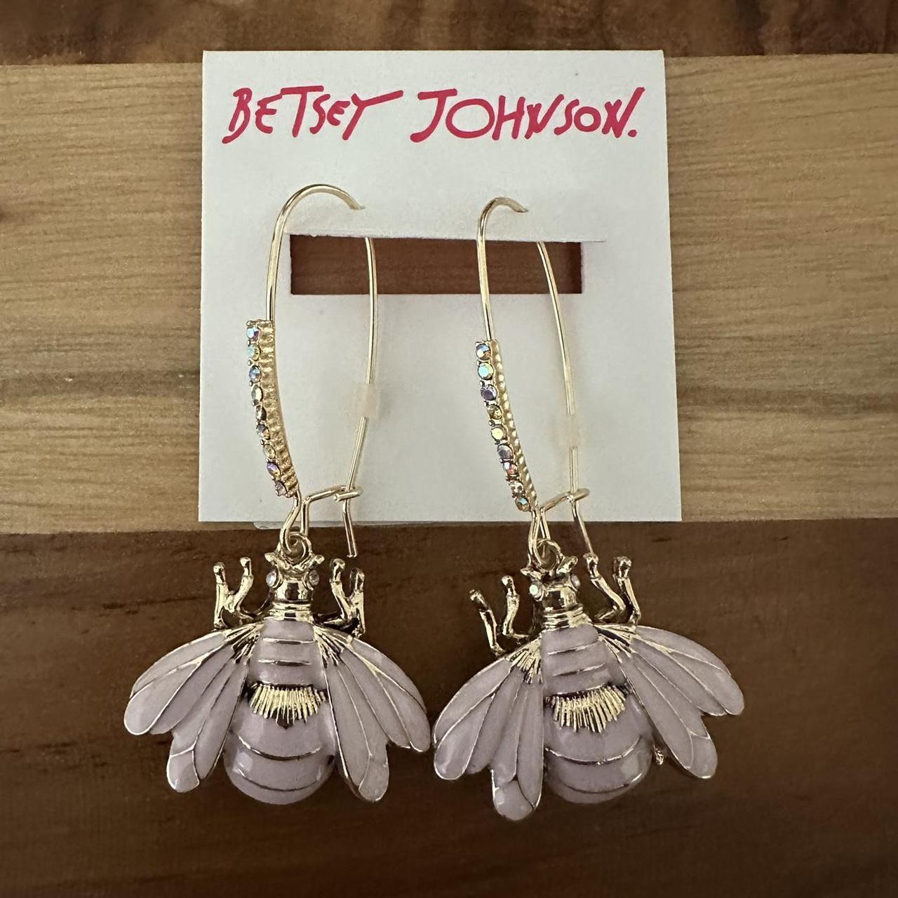 Betsey johnson bumble hot sale bee earrings