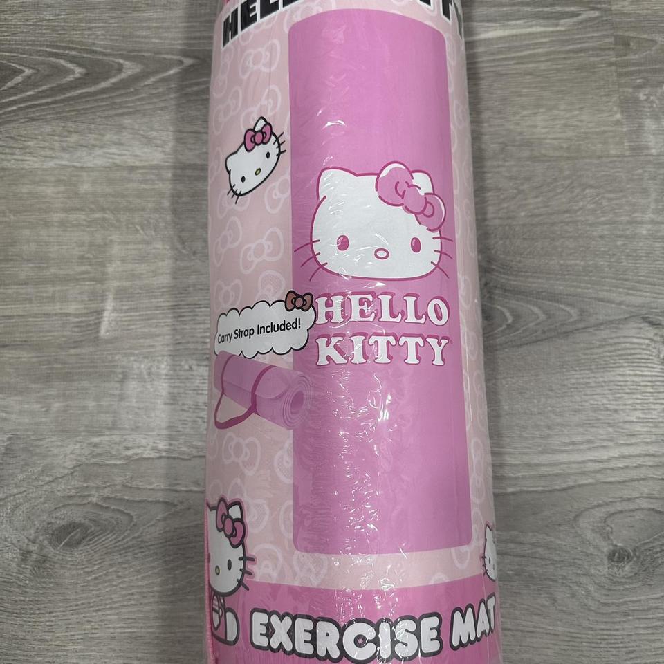 Hello Kitty pink yoga mat, brand new still in - Depop