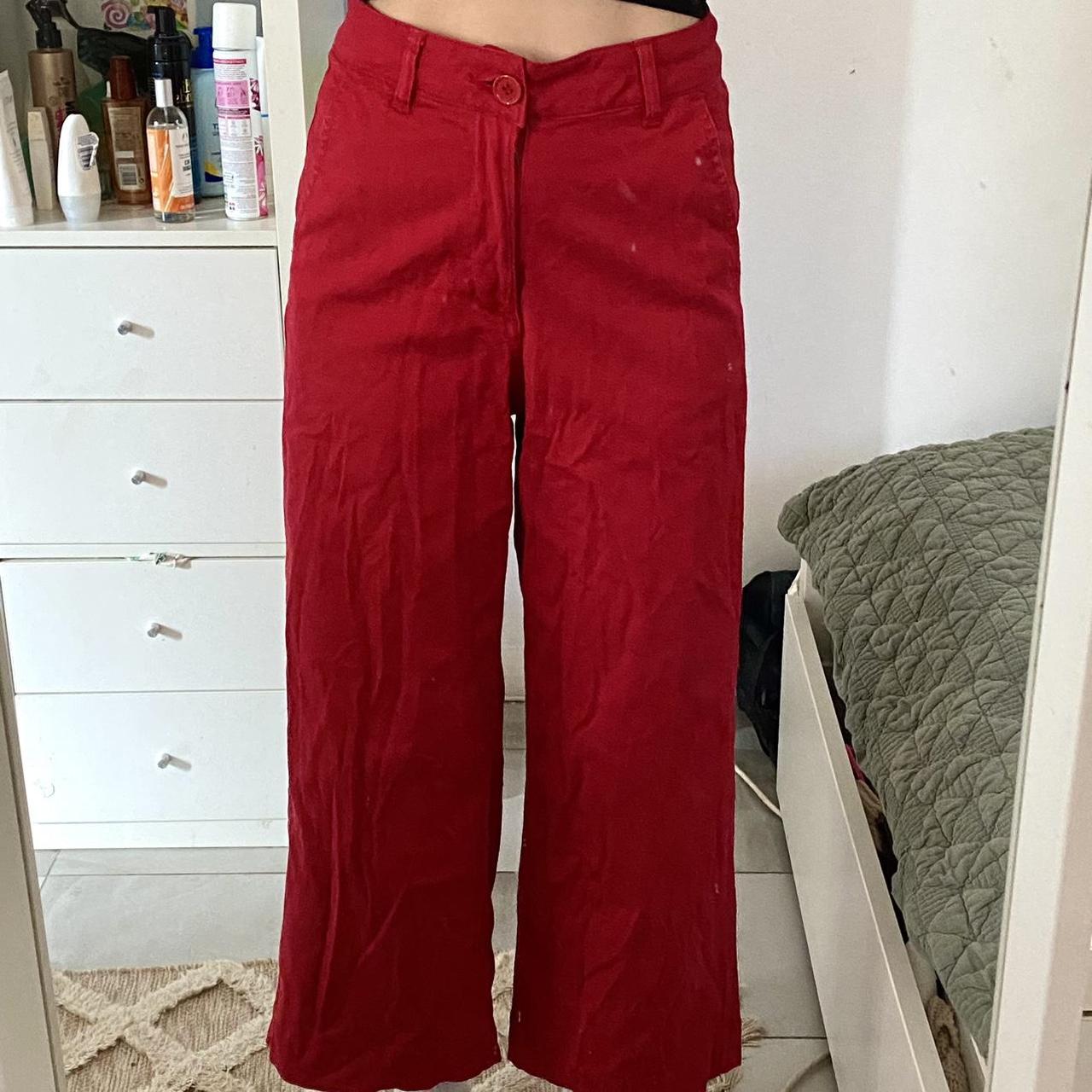 princess highway red wide leg jeans ️‍🔥 ️‍🔥 --> the... - Depop