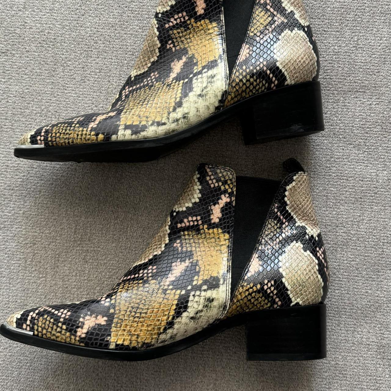 Marc Fisher Snakeskin shops Booties Size 7.5