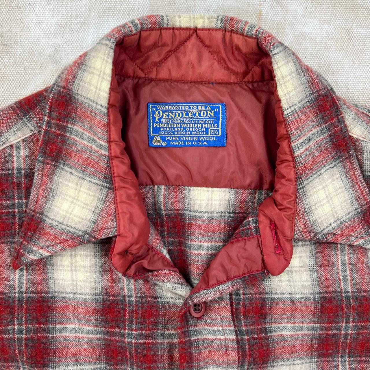 Vintage Pendleton Flannel Shirt Pure Virgin Wool Depop 9935