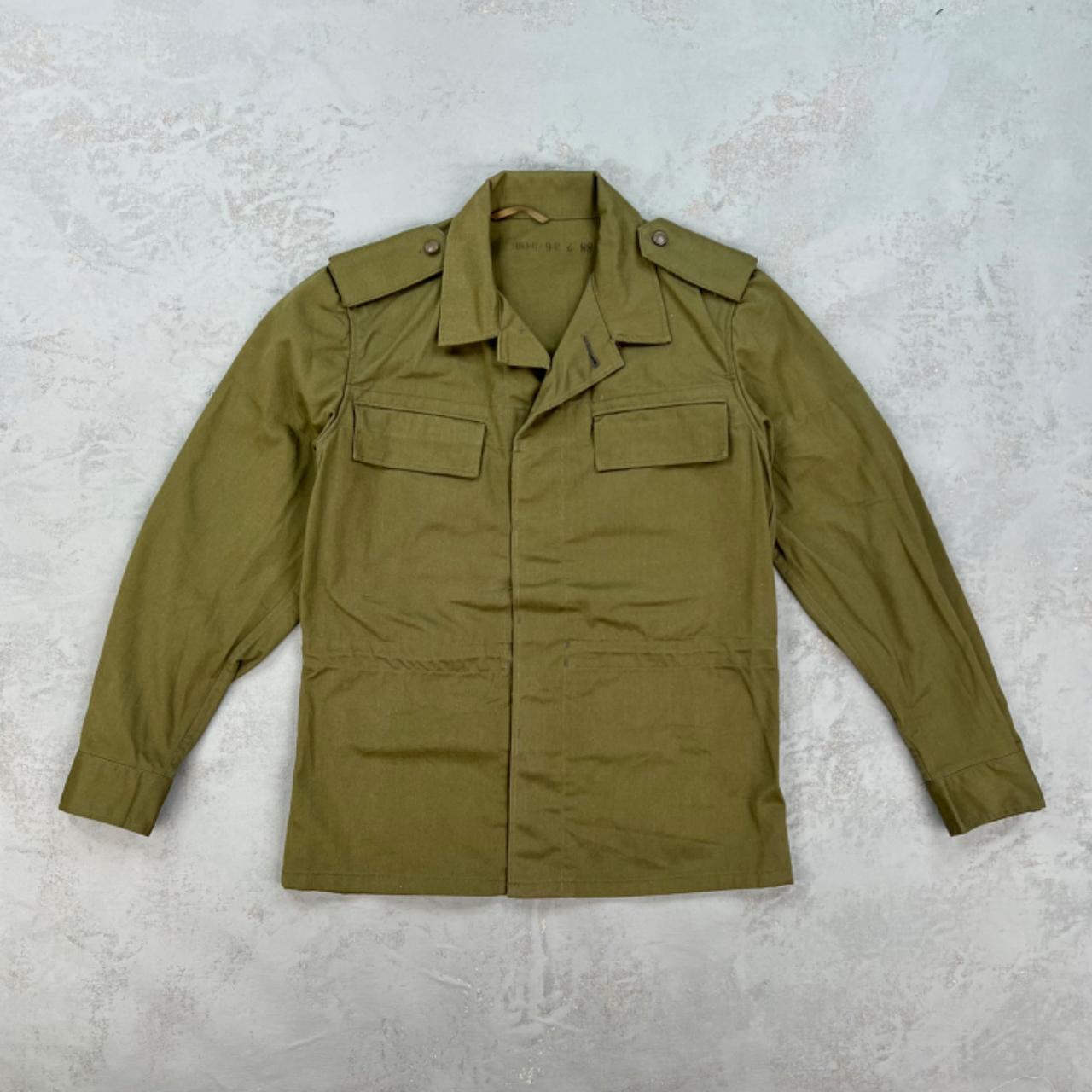 Vintage Czech M85 military jacket. Cotton twill. Depop