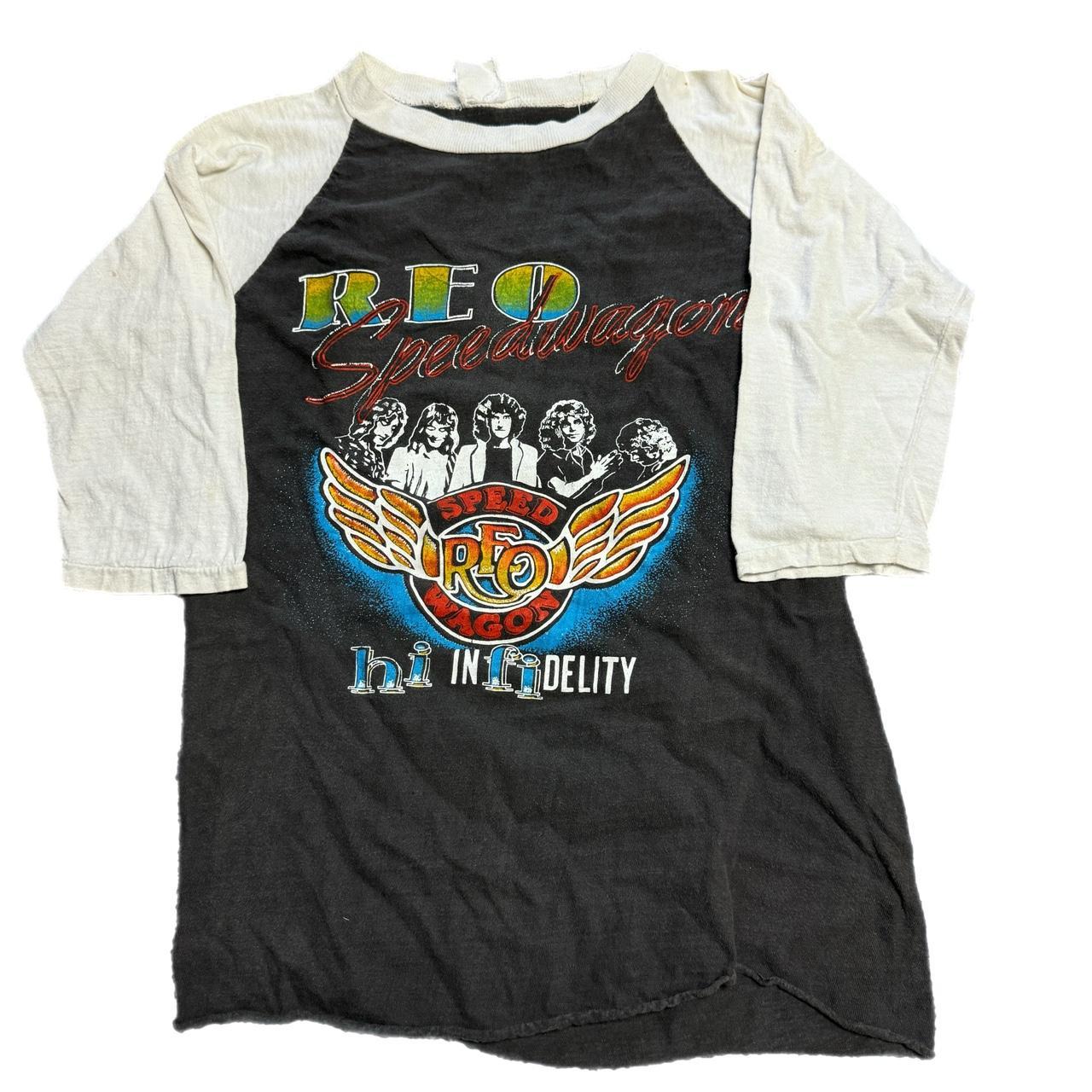 Original vintage 1981 REO Speedwagon popular tour shirt