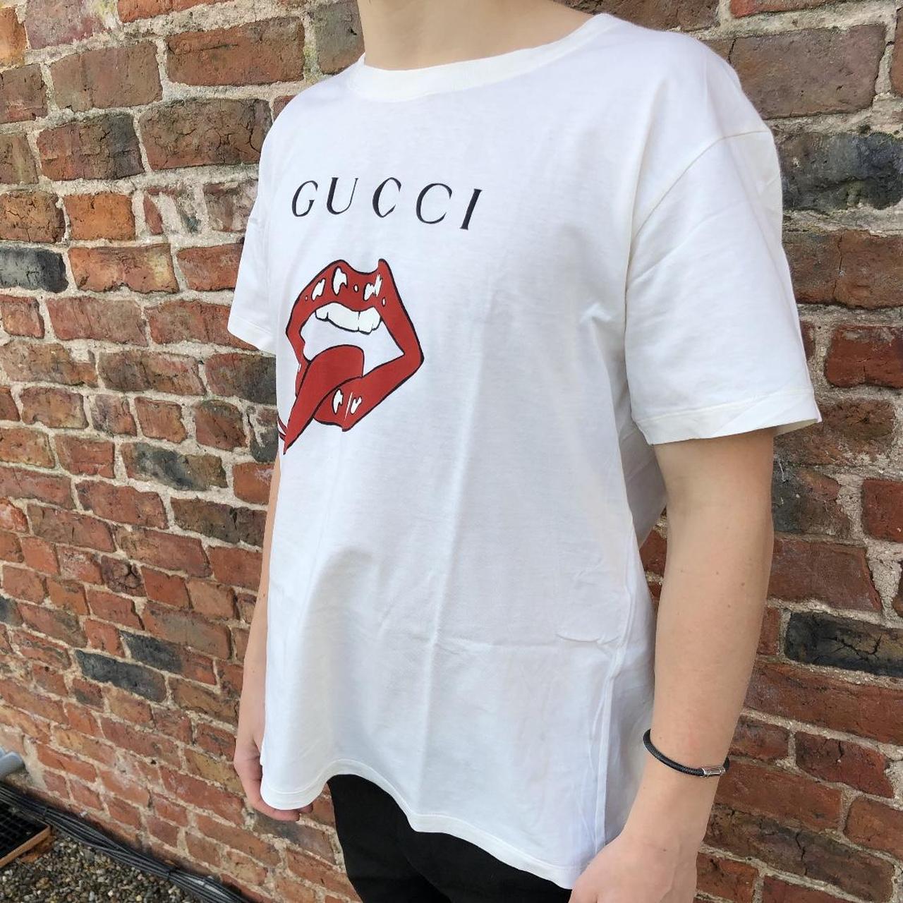 Gucci shirt mouth online