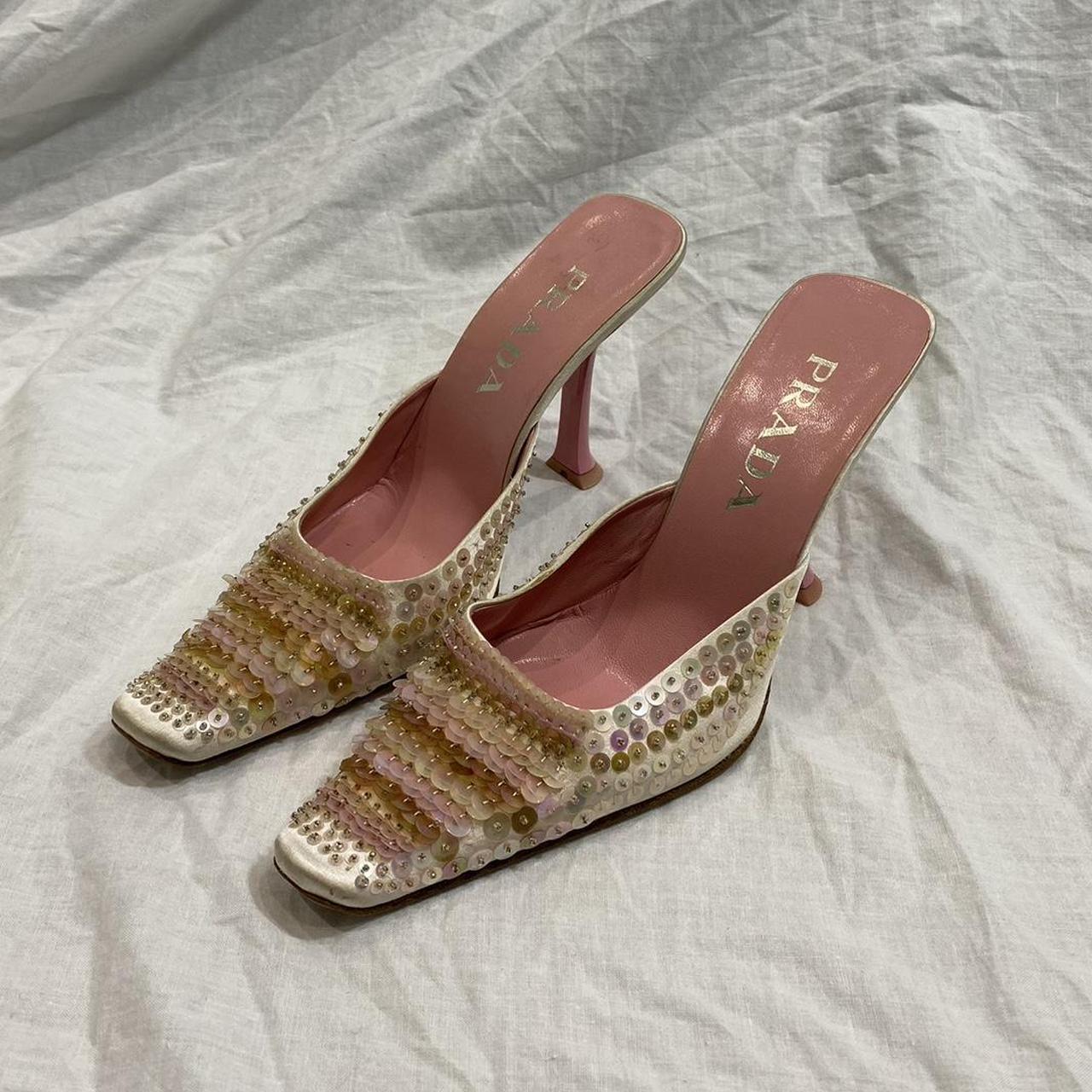 Prada sparkly shoes best sale