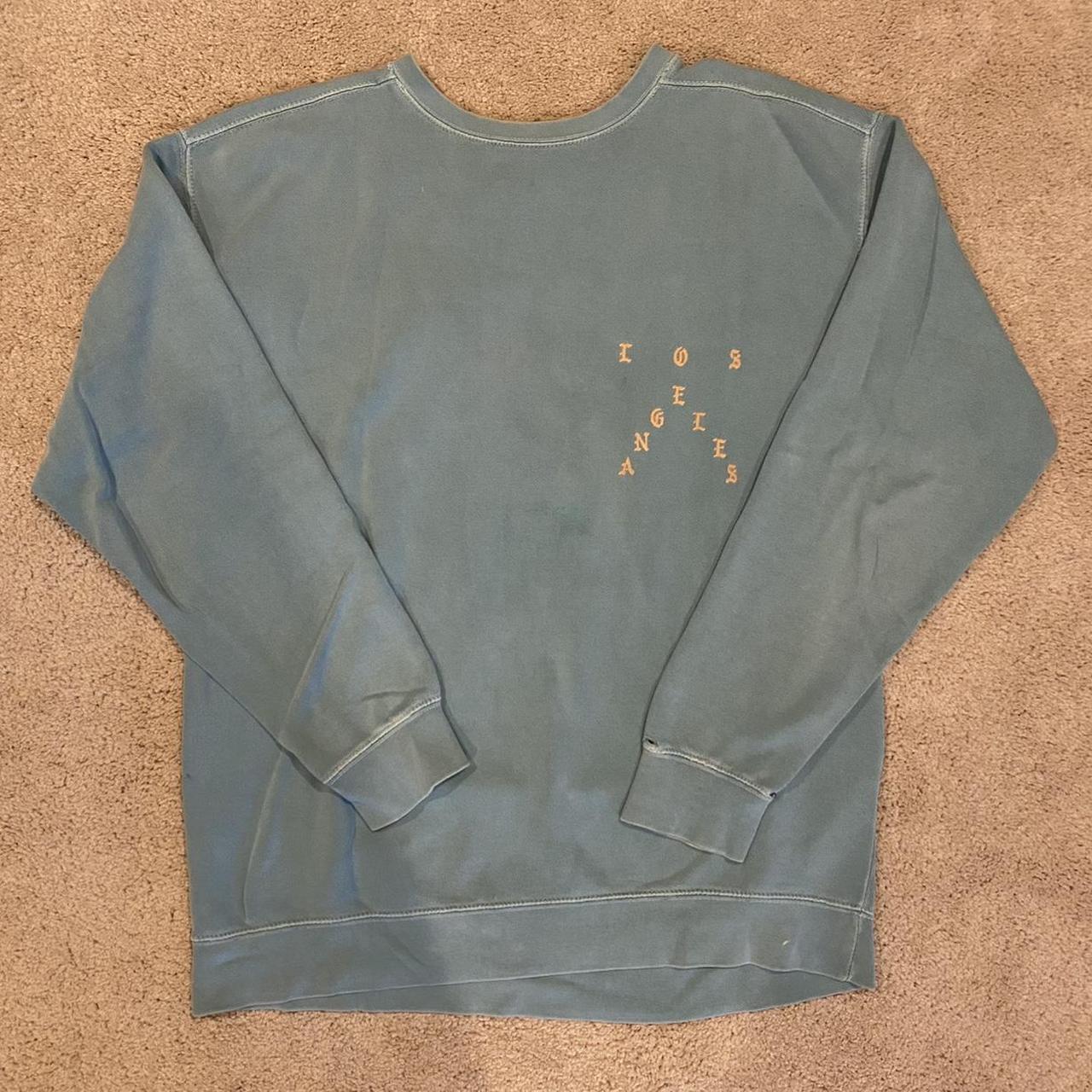 Kanye Yeezy Neon Green Shirt Yeezy Crewneck Sweatshirt Glacier For