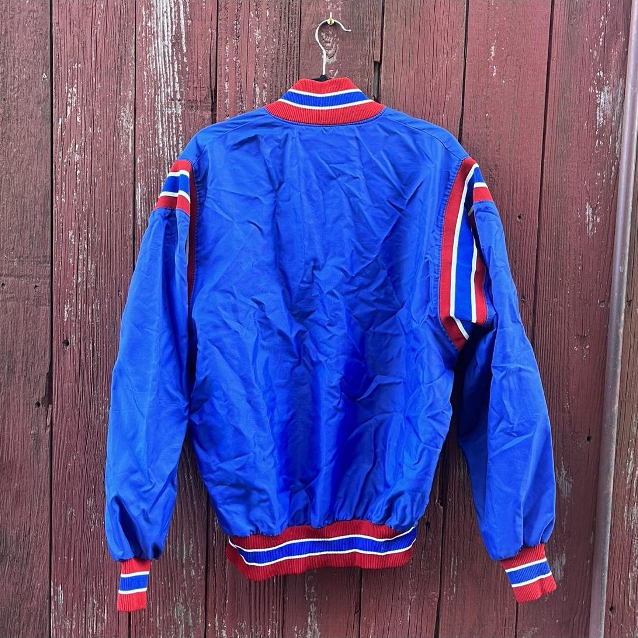 NY Giants vintage jacket Size L #nygiants #vintage - Depop