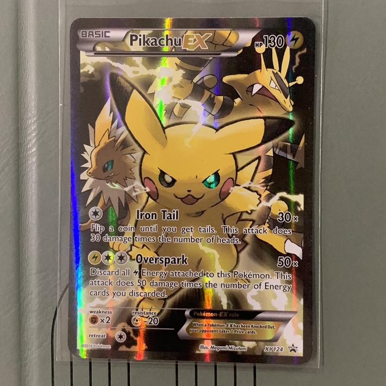 Pokemon Pikachu newest EX XY124