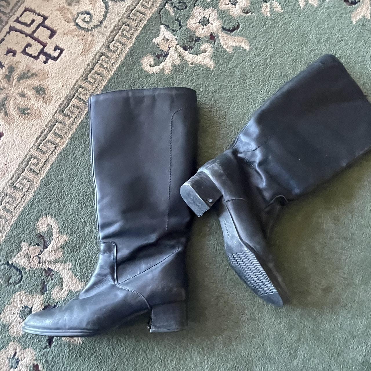 Y2K western blondo canada tall high heel platform... - Depop