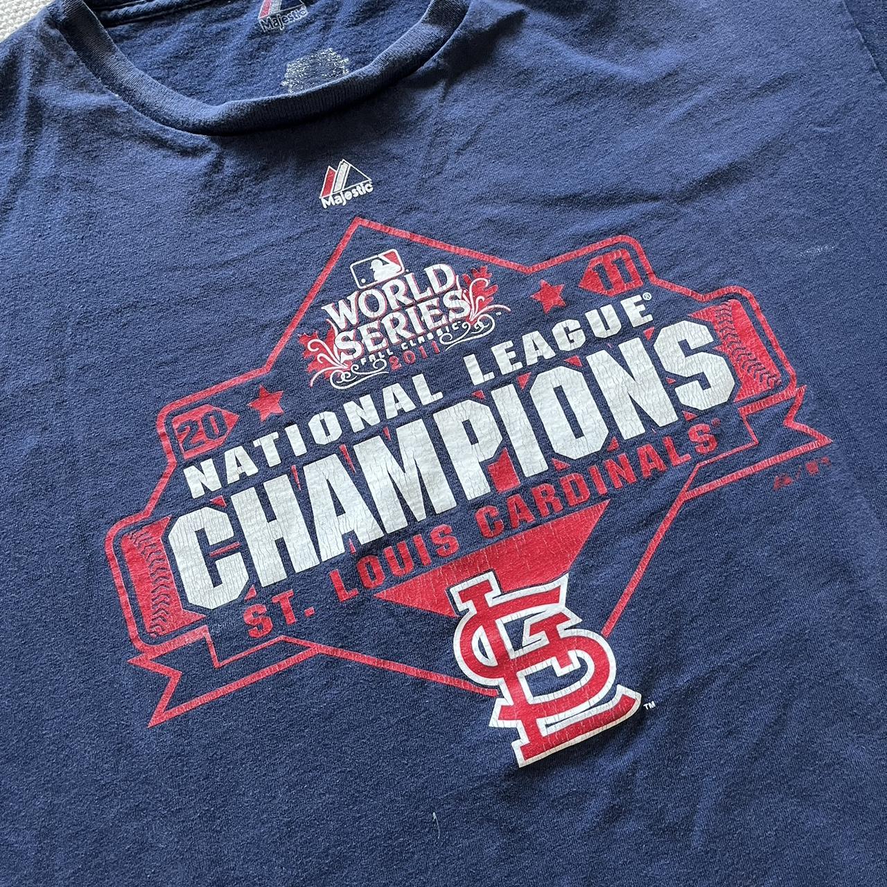 ST.LOUIS CARDINALS 2011 WORLD SERIES CHAMPIONS TEE - Depop