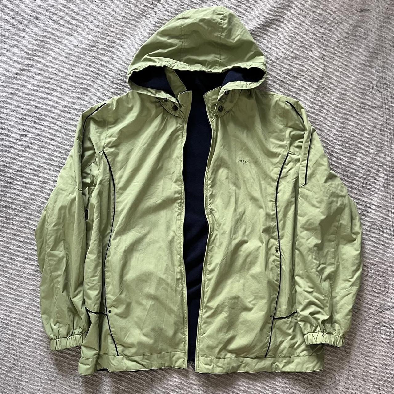 Men's Blue and Green Jacket | Depop