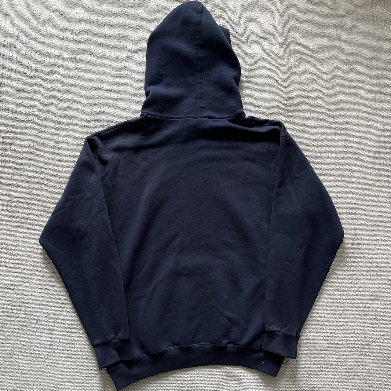 Tultex Men's Navy Hoodie | Depop