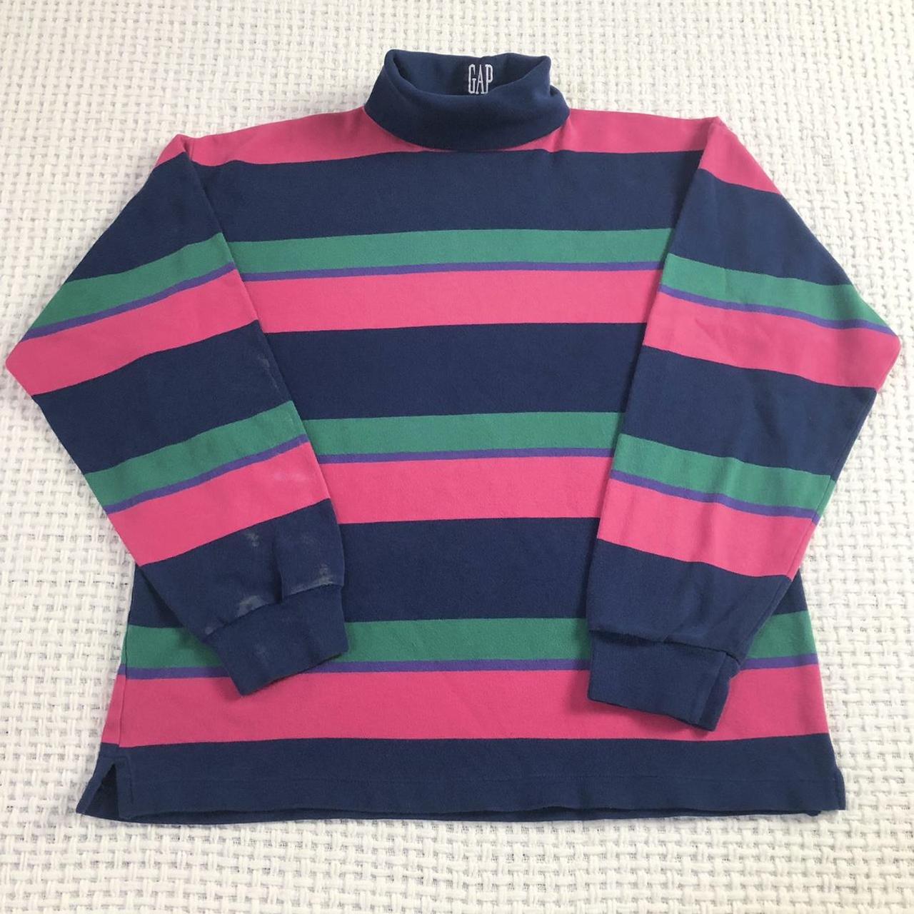 Vintage 80s 90s GAP Sweater 100 Cotton Turtleneck Depop