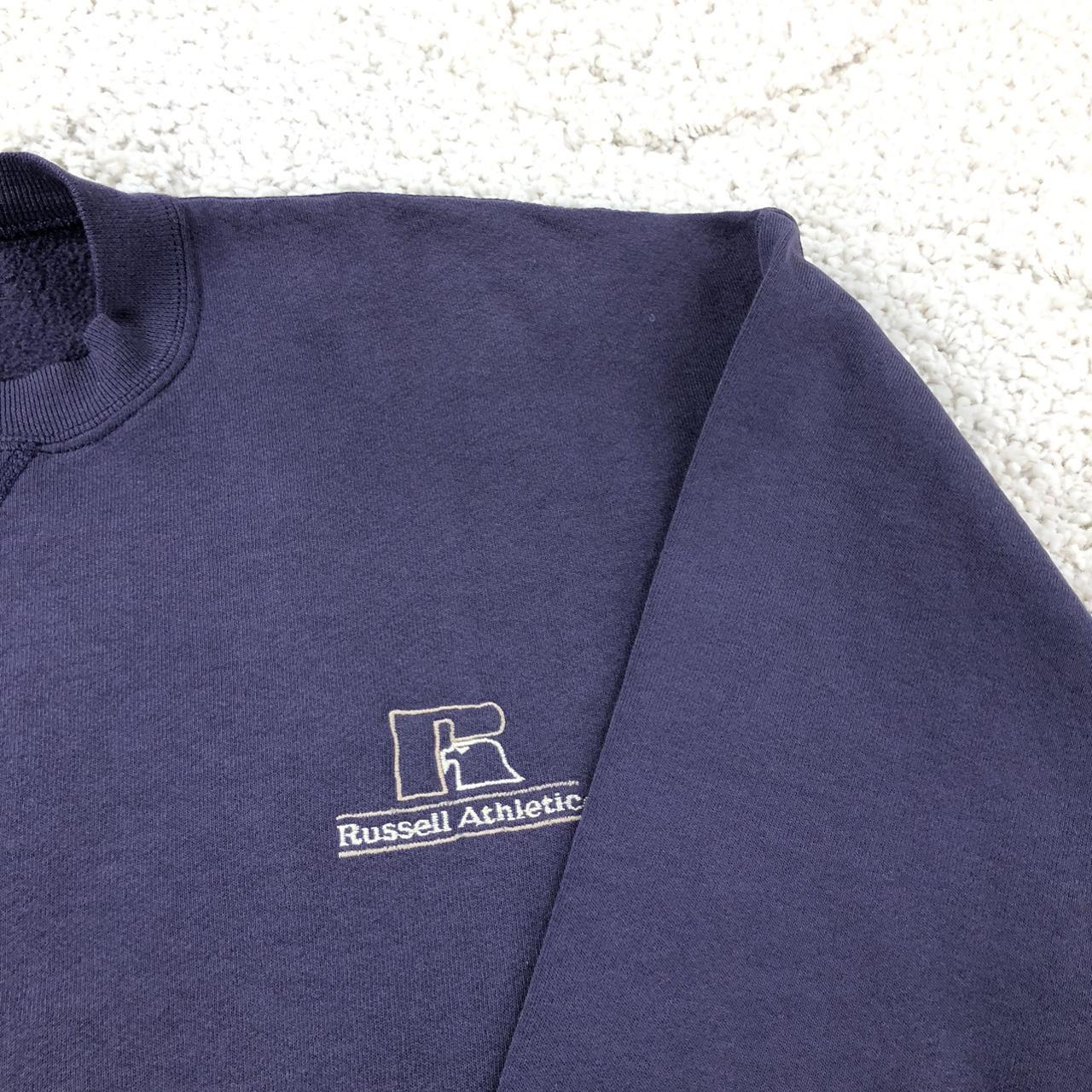 Vintage 90s Russell Athletic Sweatshirt XL Spell Out | Depop