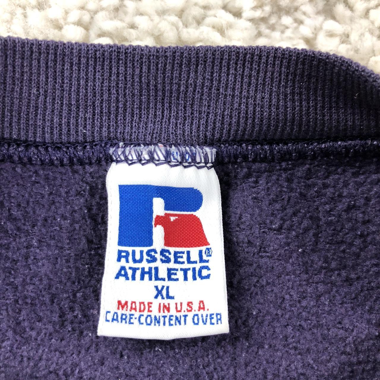Vintage 90s Russell Athletic Sweatshirt XL Spell Out | Depop