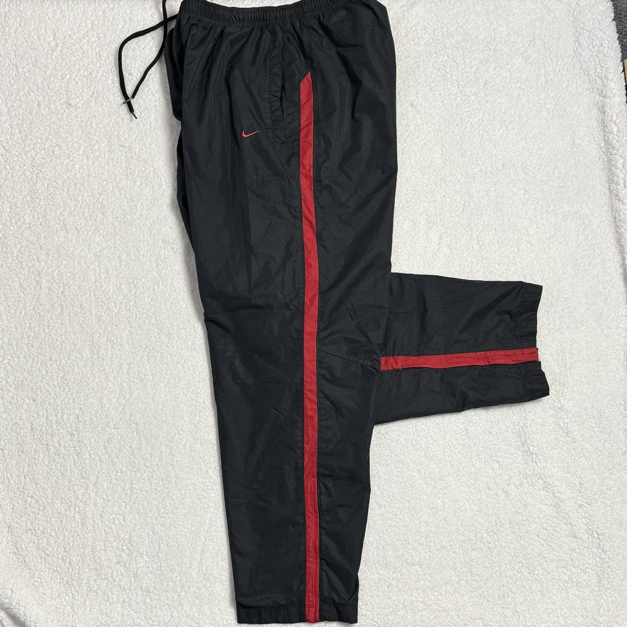 Vintage Y2K Nike Lined Track Pants Baggy Fit Mens