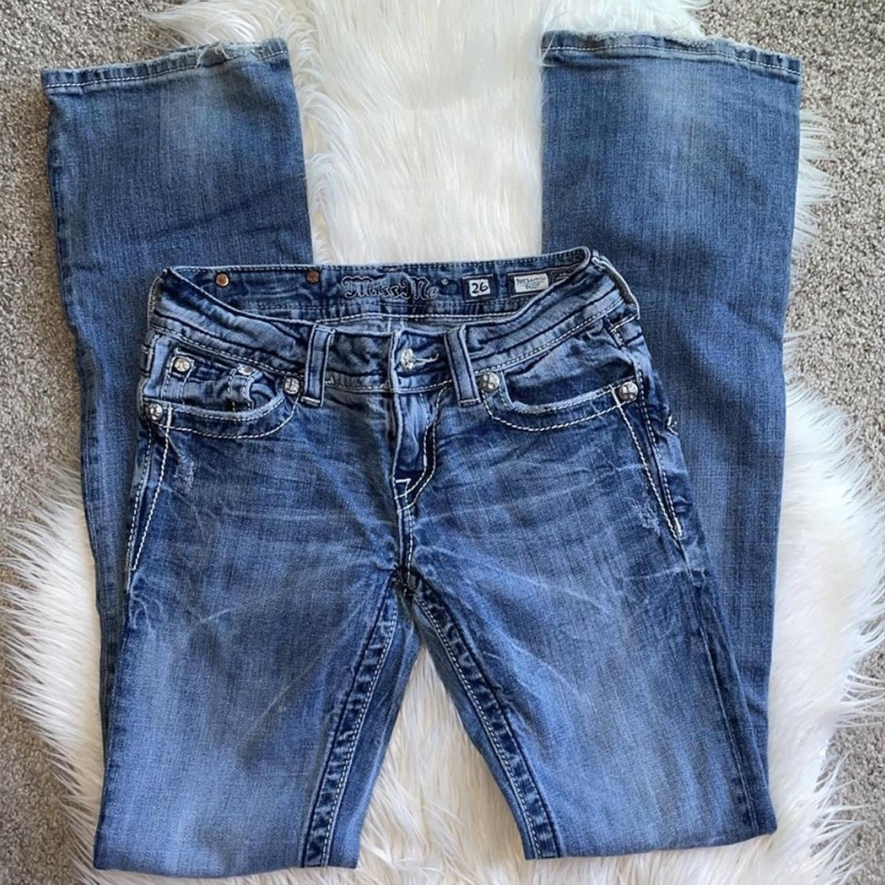 MISS ME LOW RISE BOOT CUT JEANS - Depop