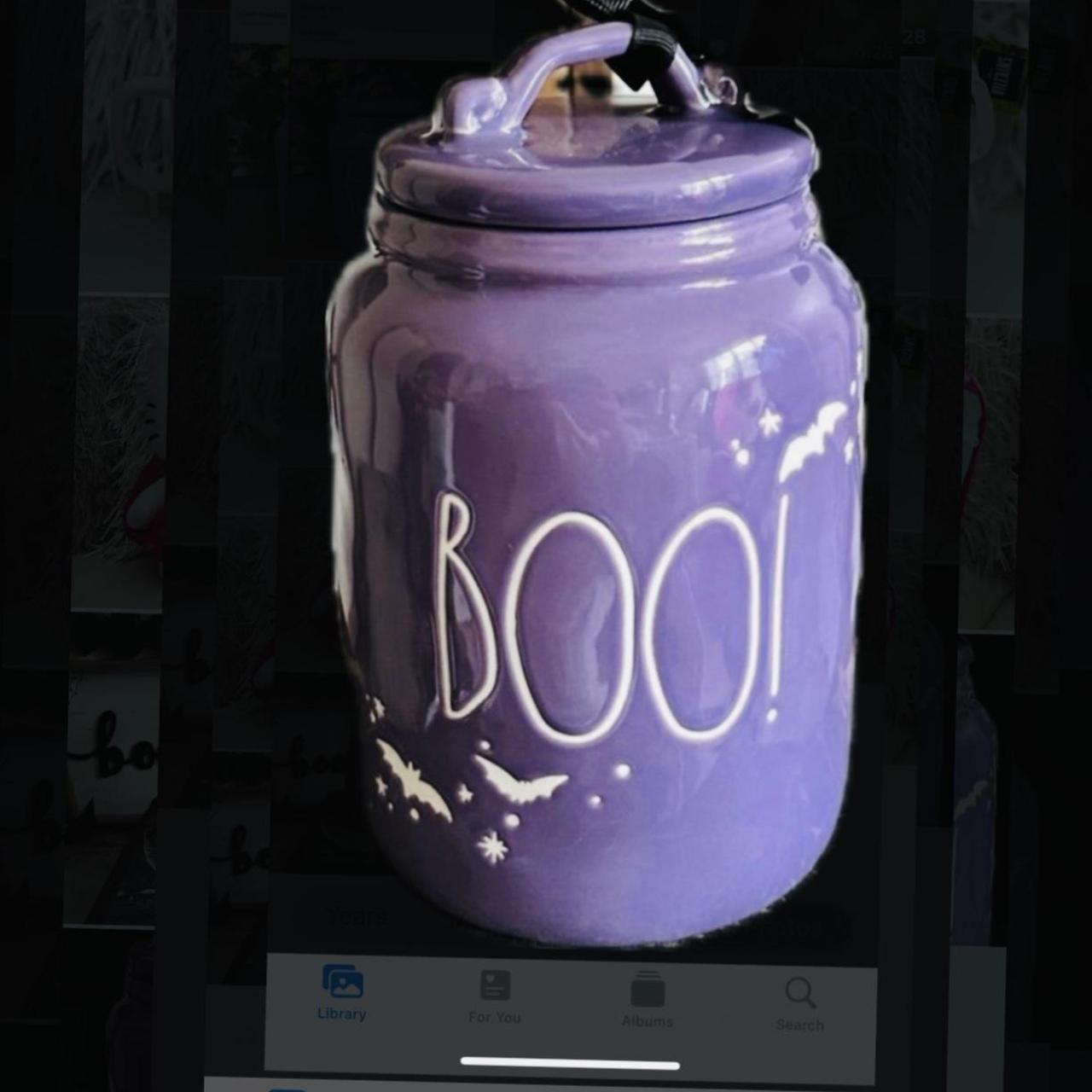 Deals Rae Dunn Purple Eek! Canister