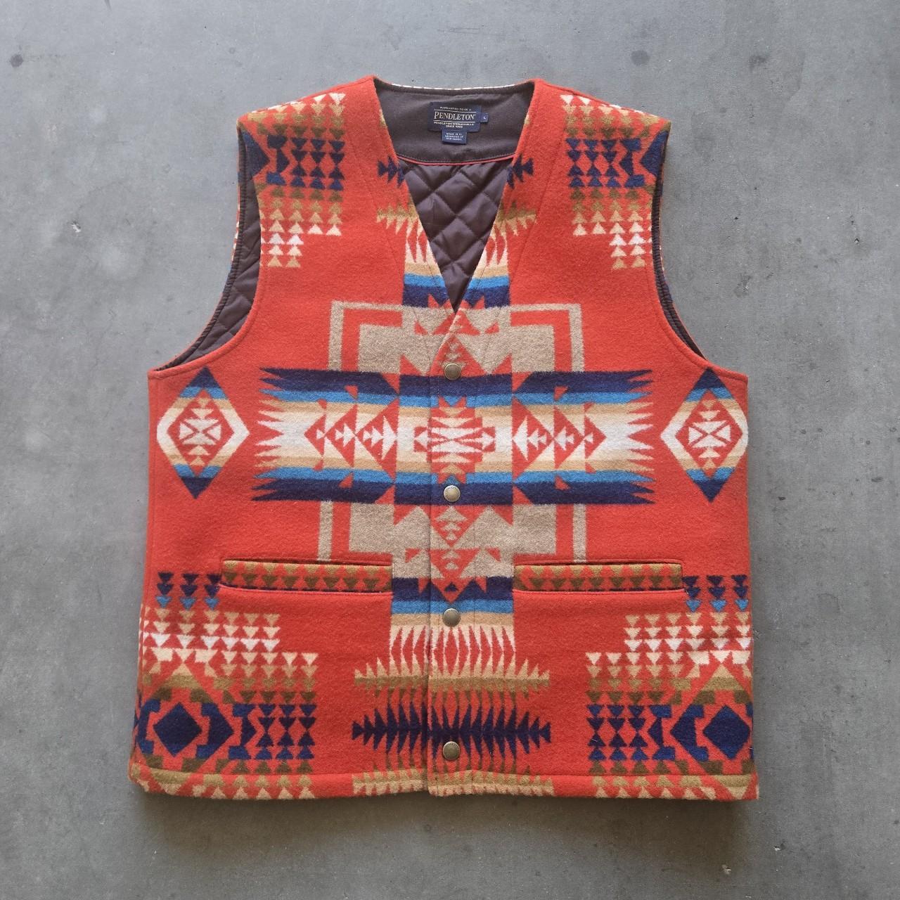 Pendleton Women's Vest - Multi/Red - L – Pendleto… - image 1