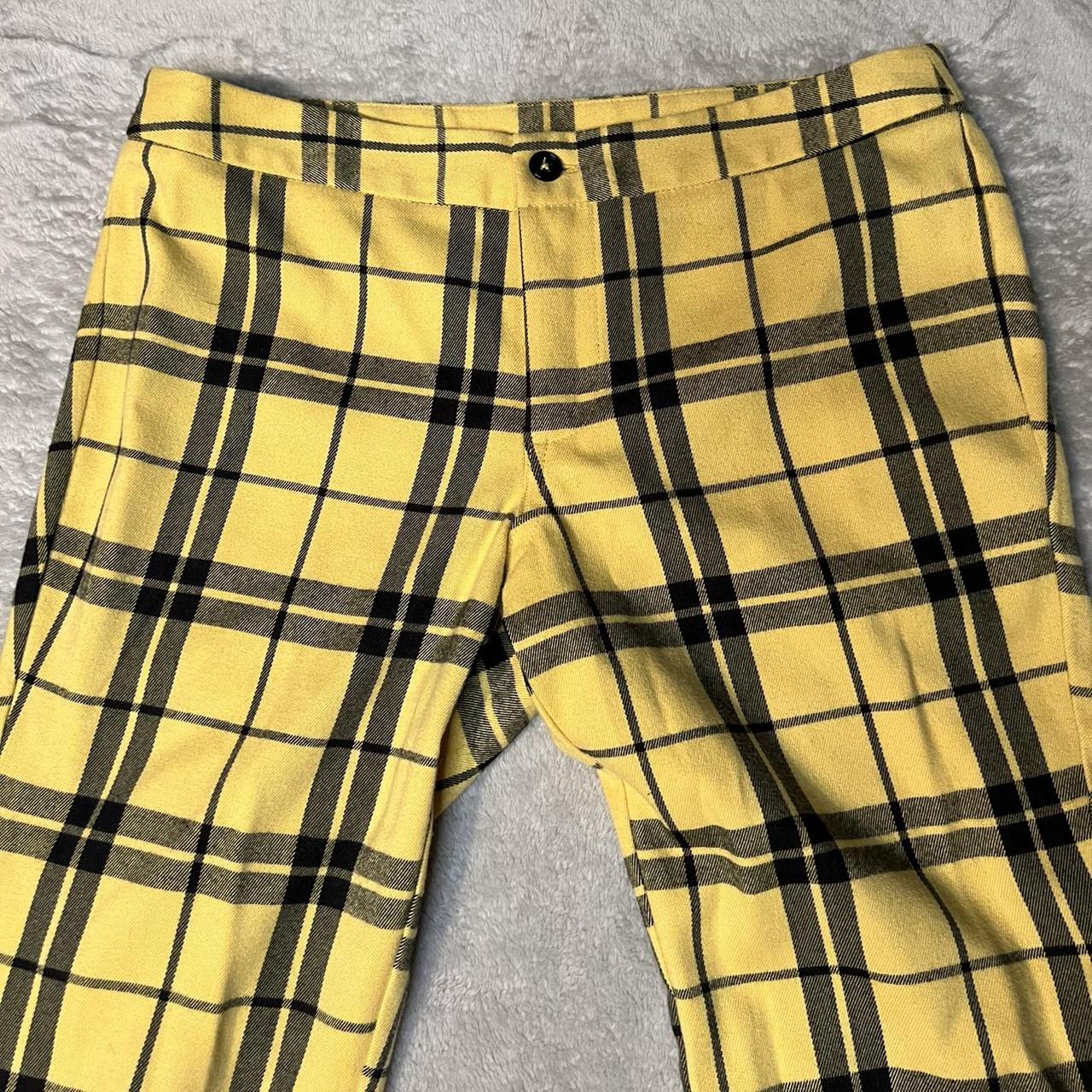 Forever 21 on sale yellow plaid pants