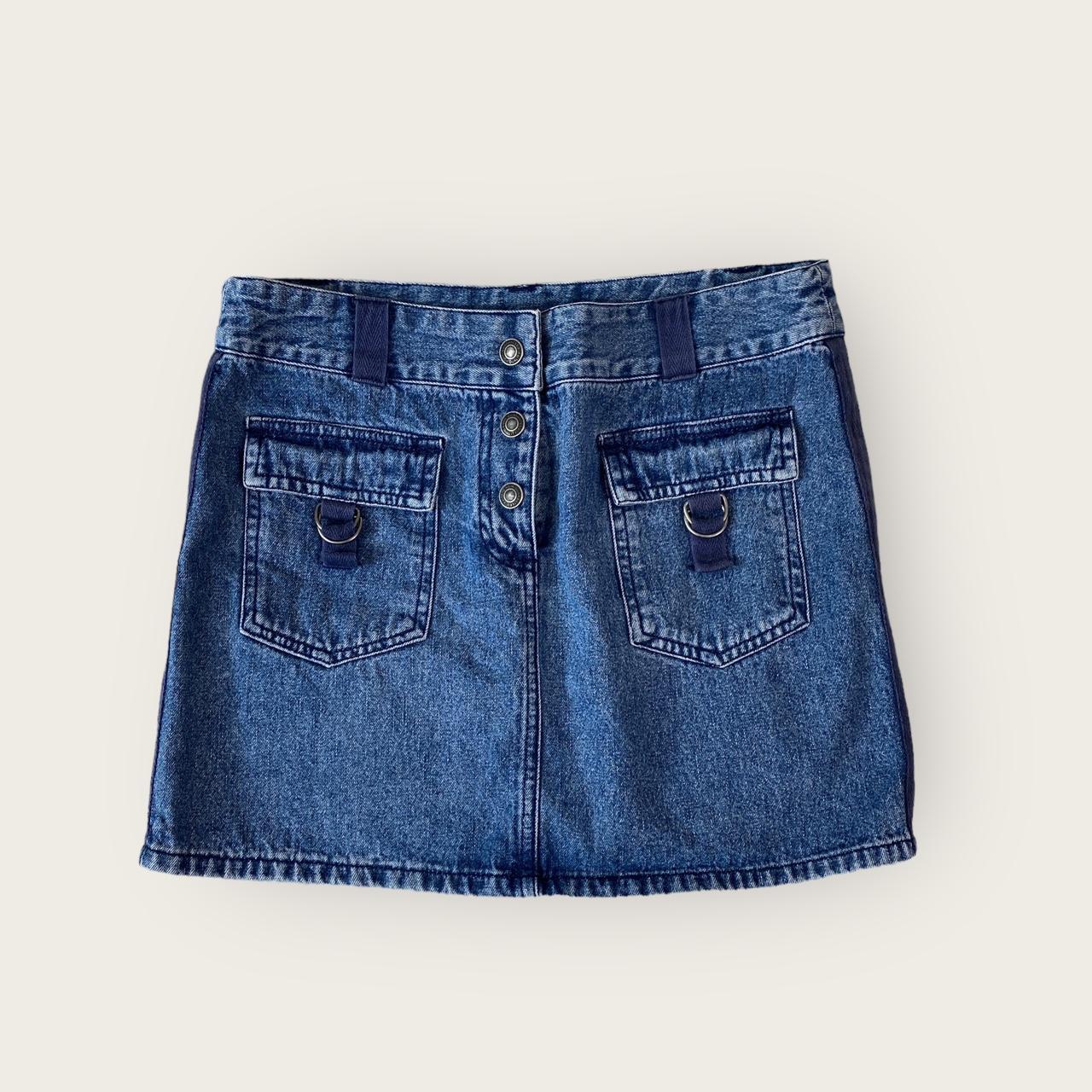 Denim Bay Women's Blue Skirt Depop