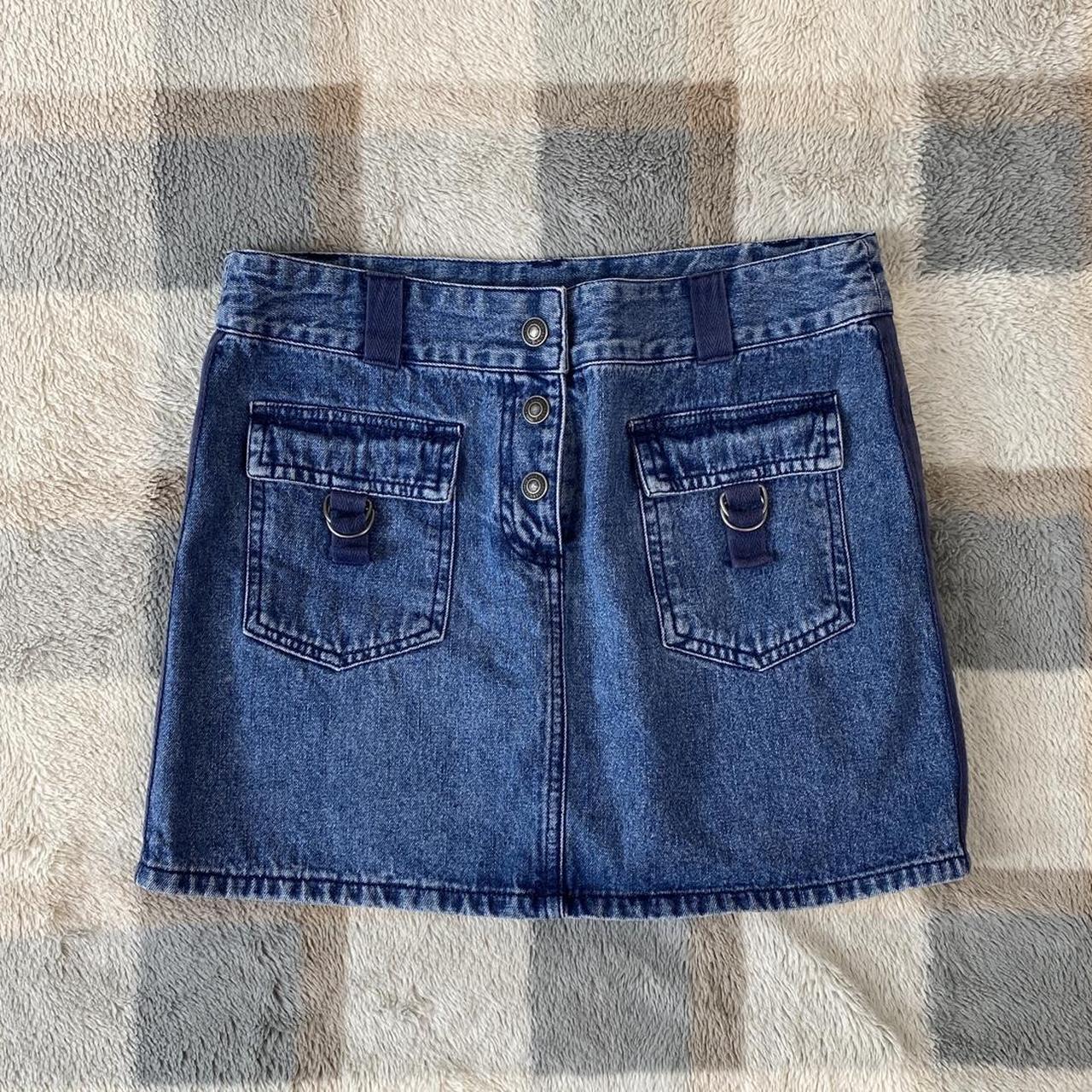 Denim Bay Women's Blue Skirt Depop