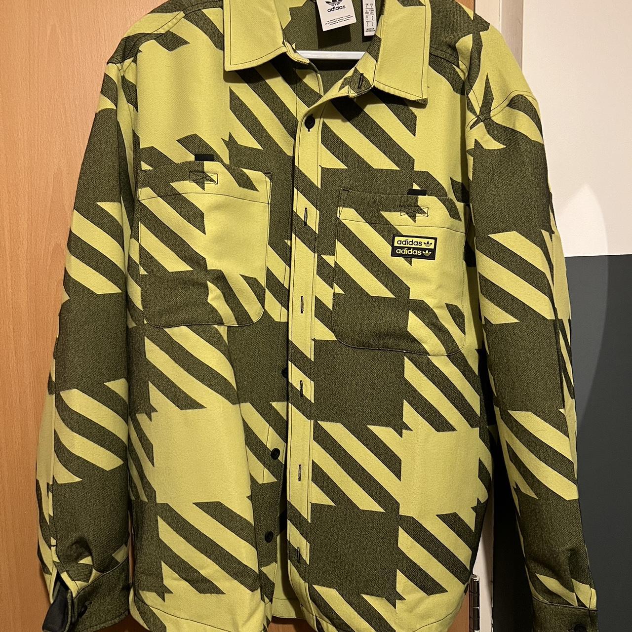 Adidas yellow sales and black jacket