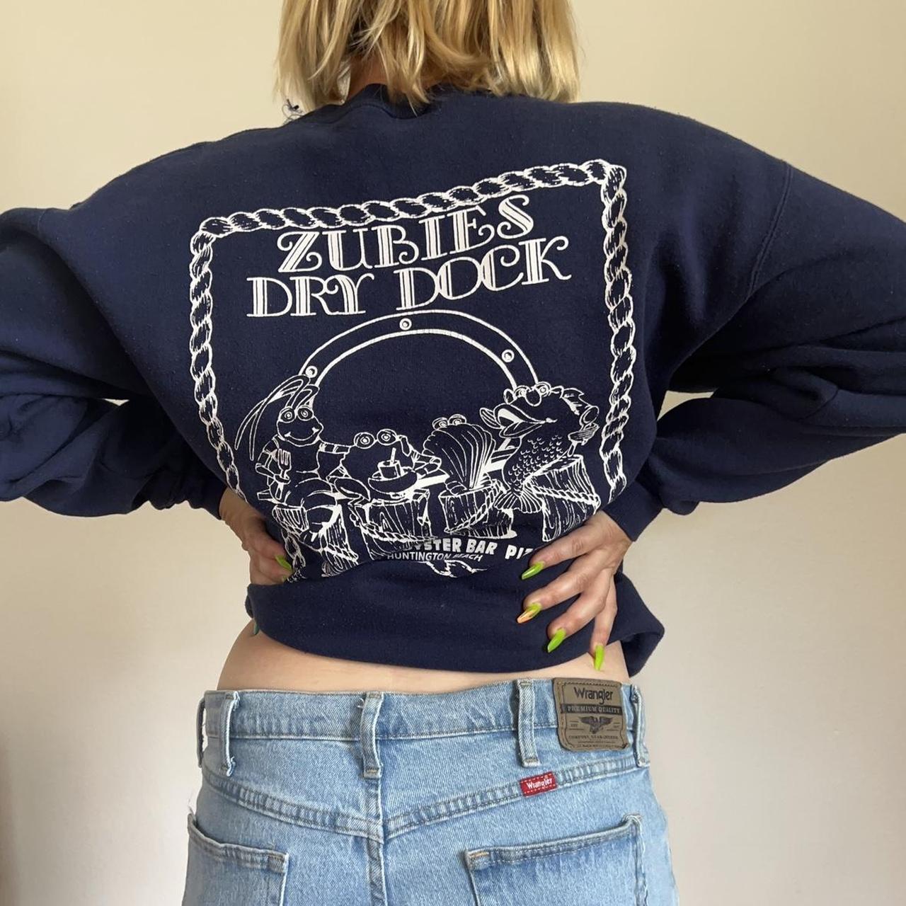 ZUBIES DRY DOCK CREWNECK Super cute graphic of some - Depop