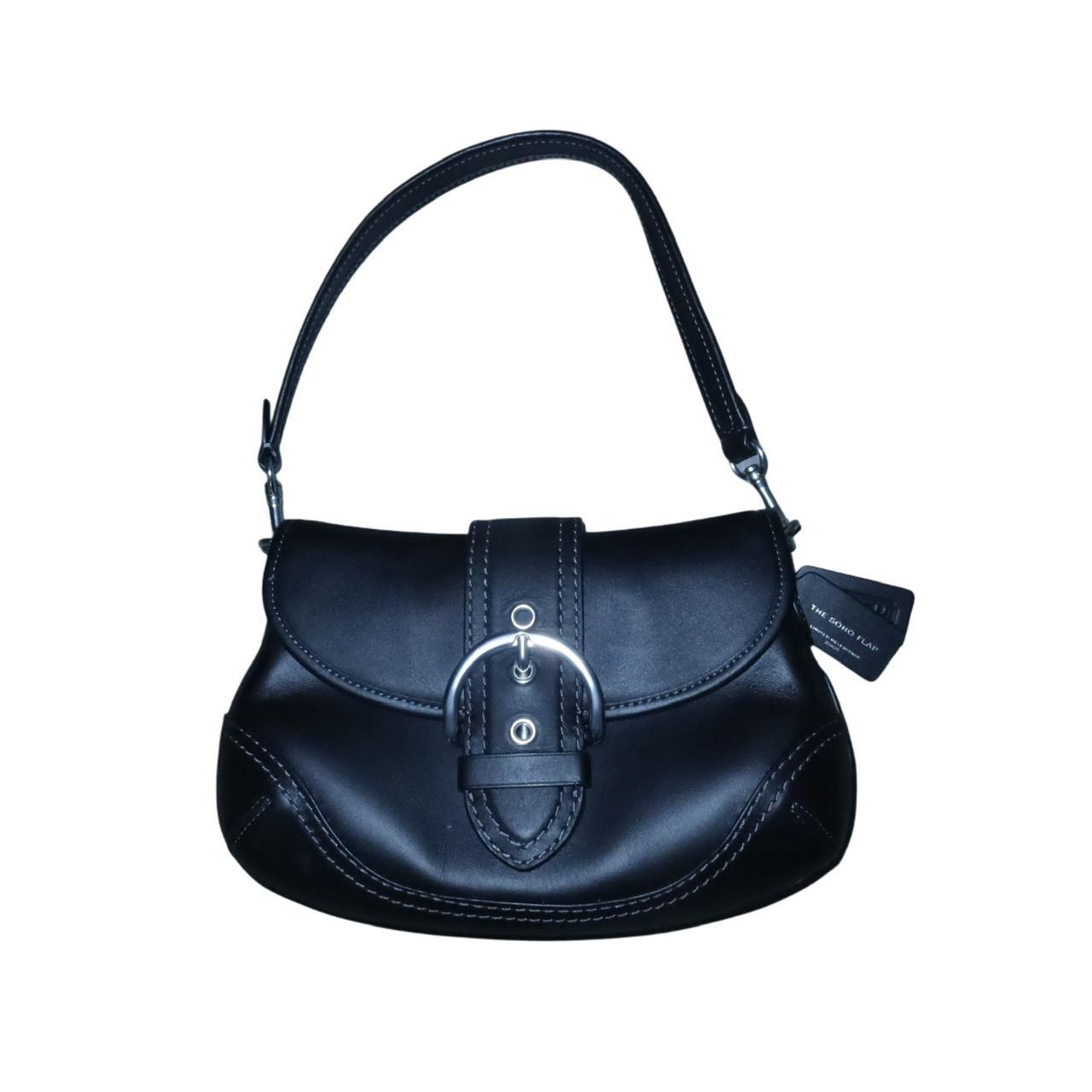 バッグ COACH Flap Soho Cotton Lether handbag COACH Soho Regenerative Leather Shoulder Flap Bag | Dillard's