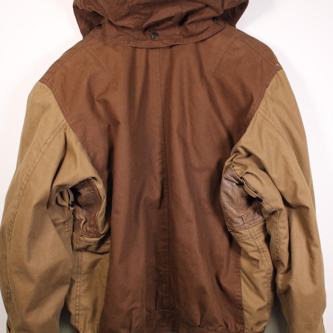 Super Rare 1982/83 leather and canvas flying jacket | Depop