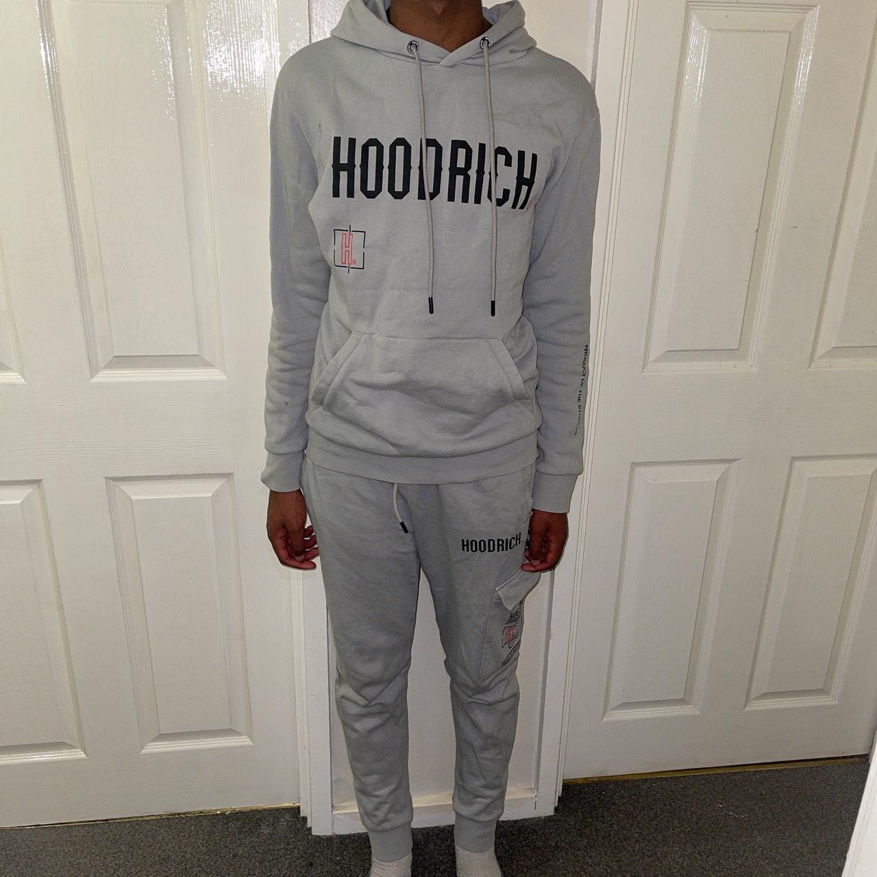 Grey HOODRICH Tracksuit Worn a few times Depop
