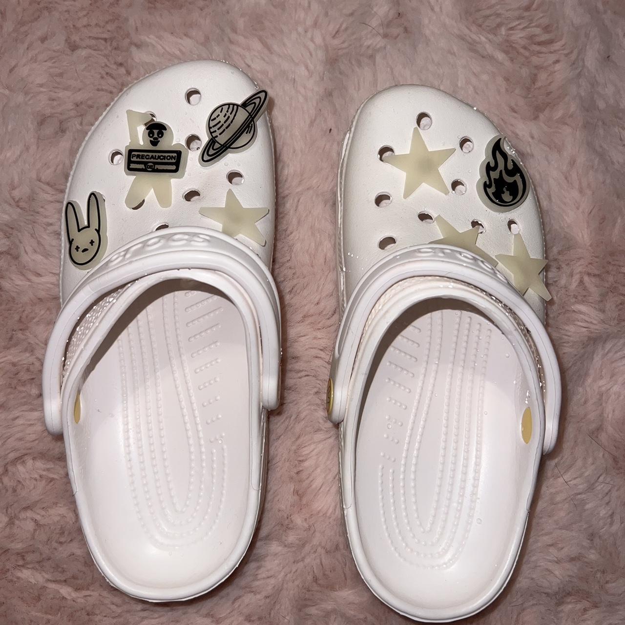 Bad Bunny Crocs Size Womens 7 Mens 5 Never... Depop