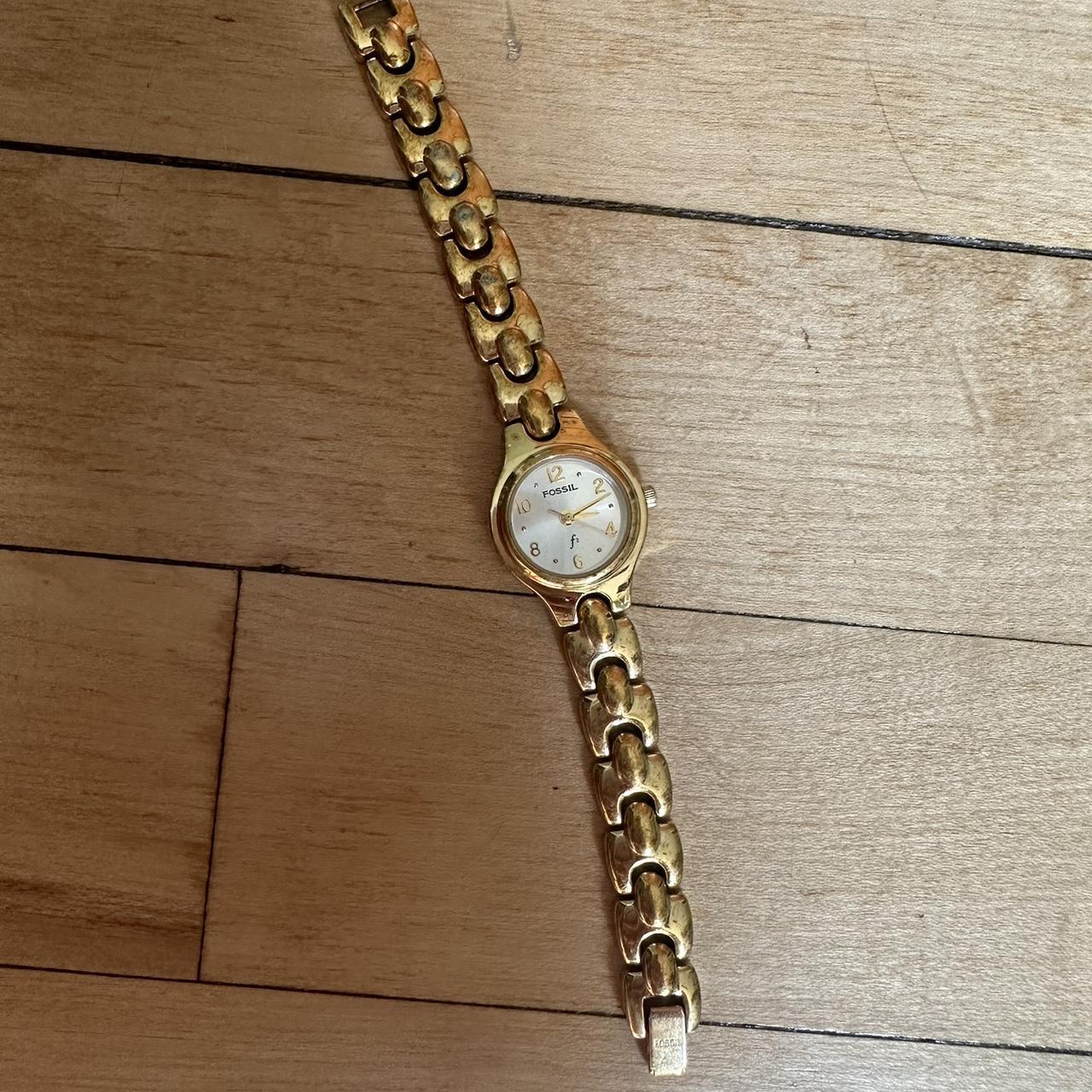 Fossil Women's Gold Watch | Depop