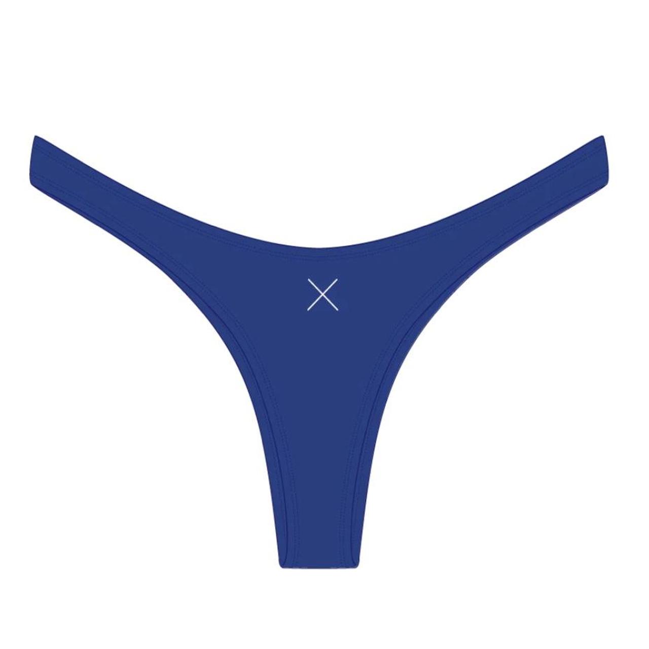 Women's Navy Bikiniandtankinibottoms Depop