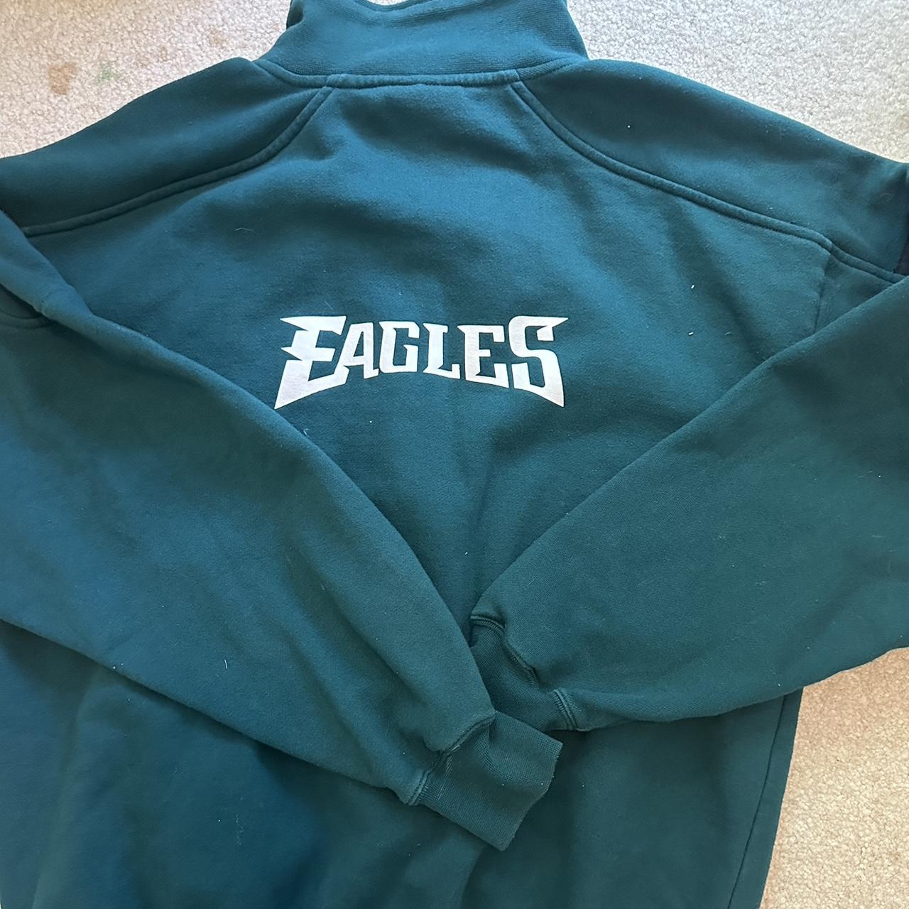 Nike vintage Philadelphia Eagles hoodie Cracked - Depop