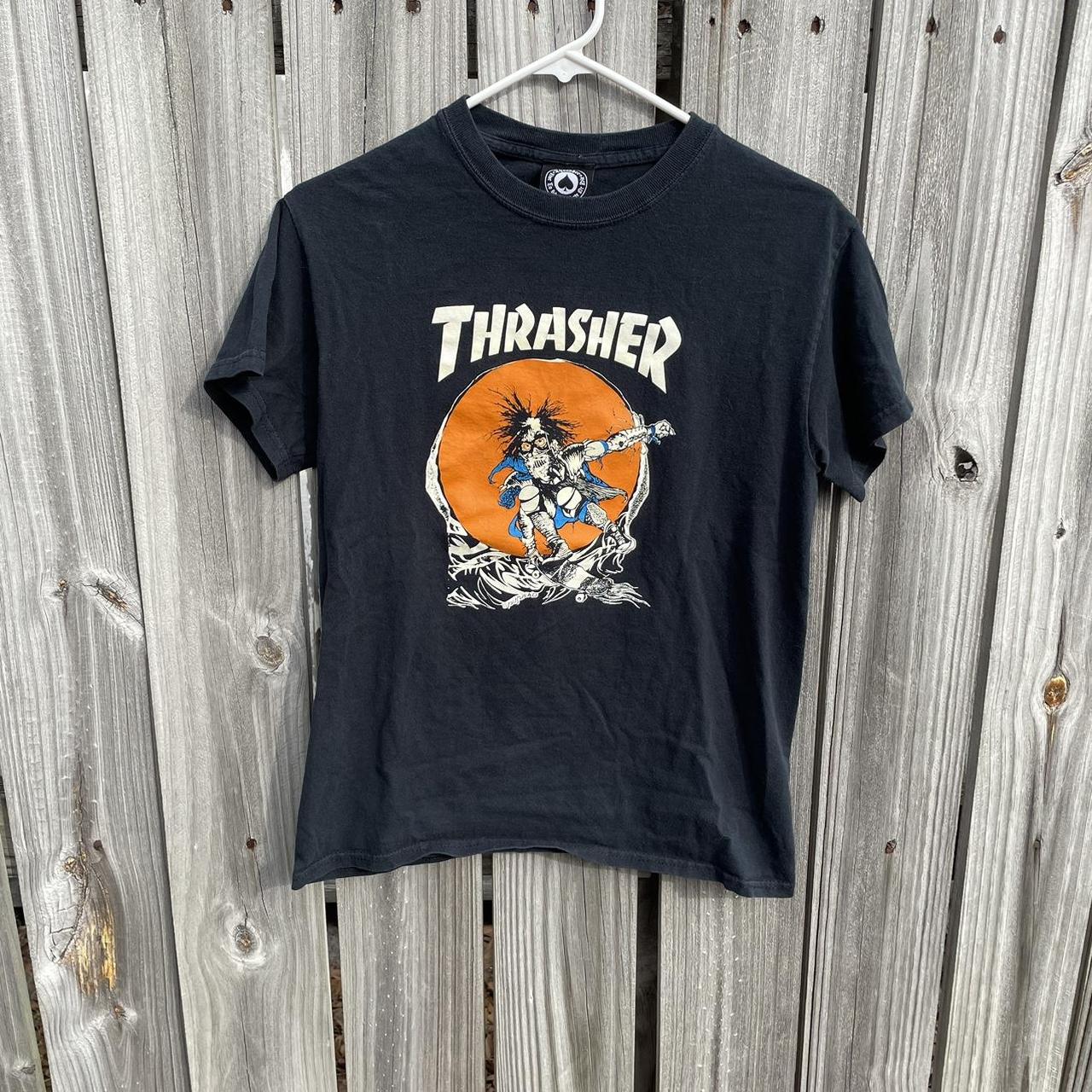 Thrasher Pushead Skate Outlaw Tee   🎃, - Vintage 90s...