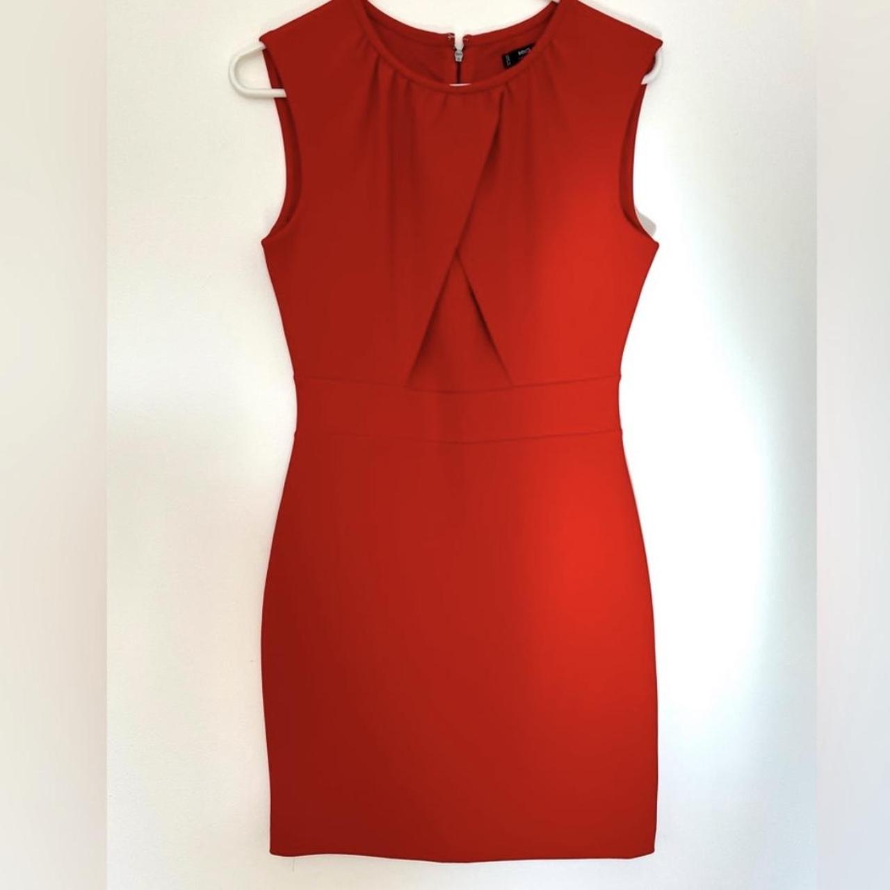 Mango Women's Red Dress | Depop
