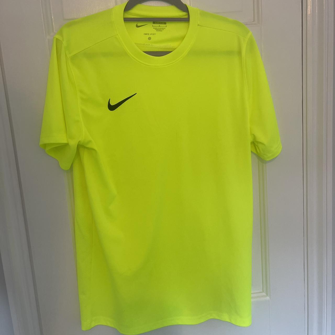 bright yellow nike top