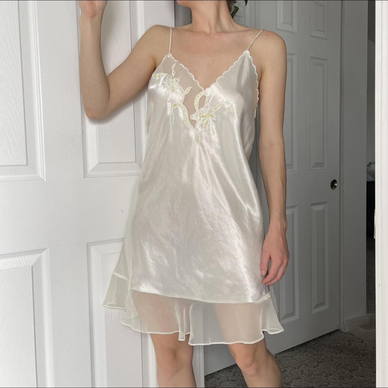 vintage バタフライ ランジェリーキャミ nodress itimi バックオープン バタフライ キャミワンピース ランジェリー