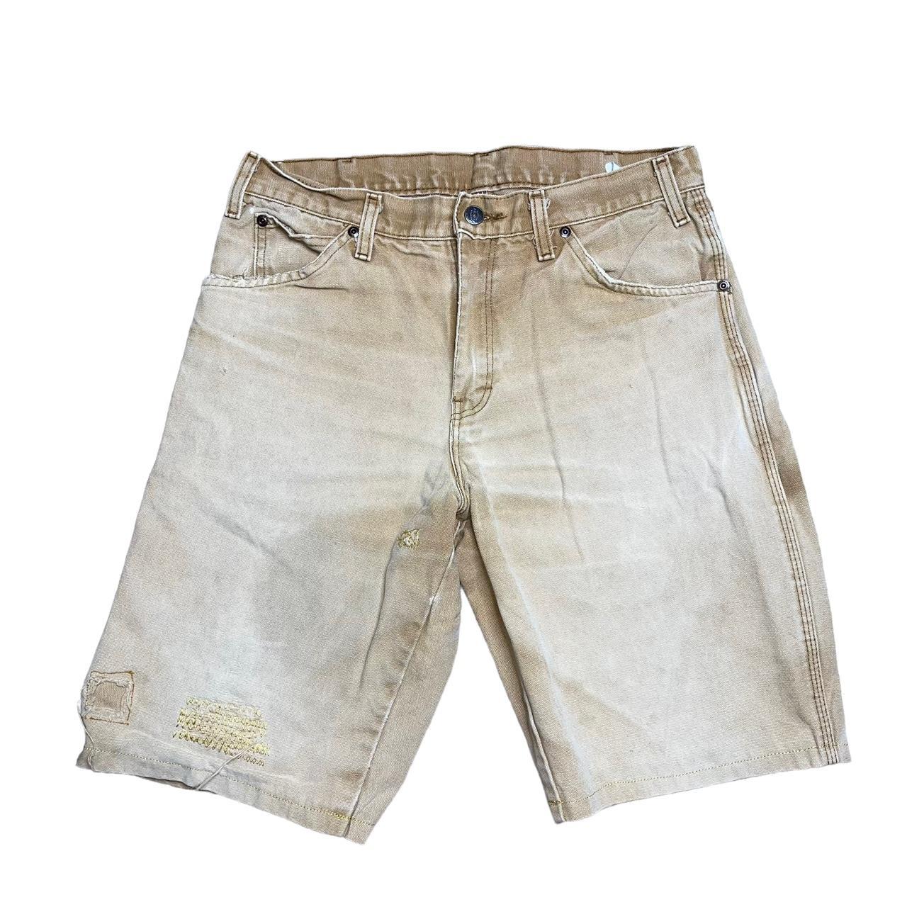 Dickies Men's Tan Shorts Depop
