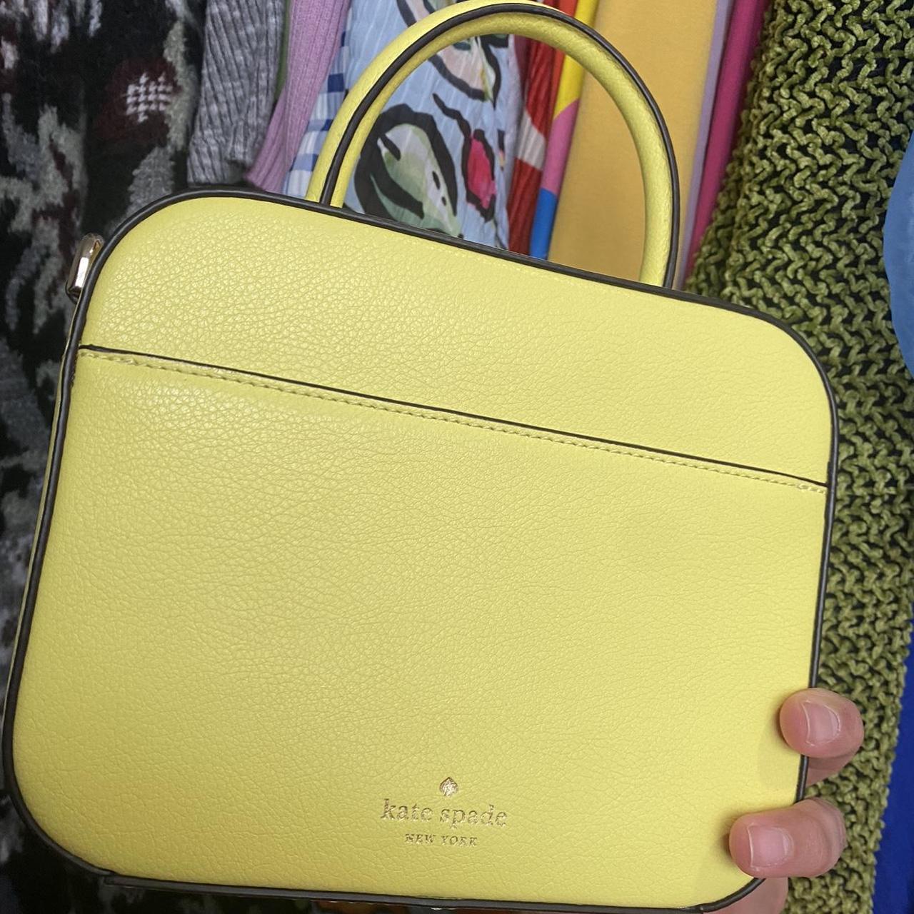KATE SPADE YELLOW CROSSBODY Used a few times with - Depop