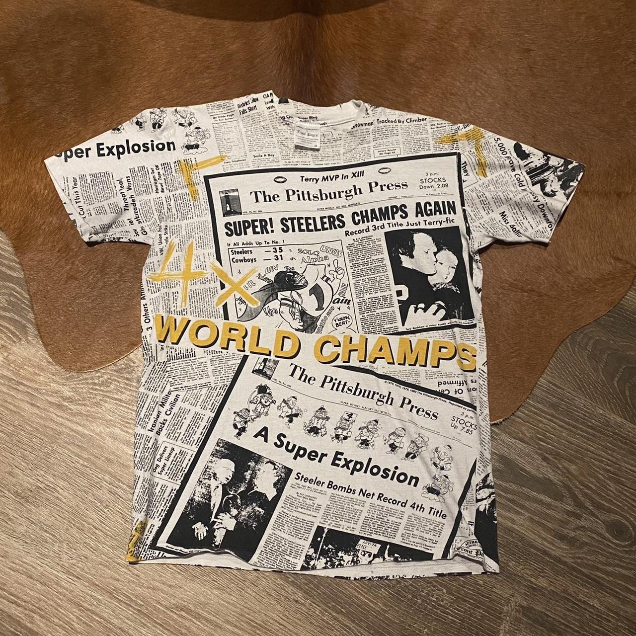 Pittsburgh Steelers Hall Of Famers World Champions - Depop