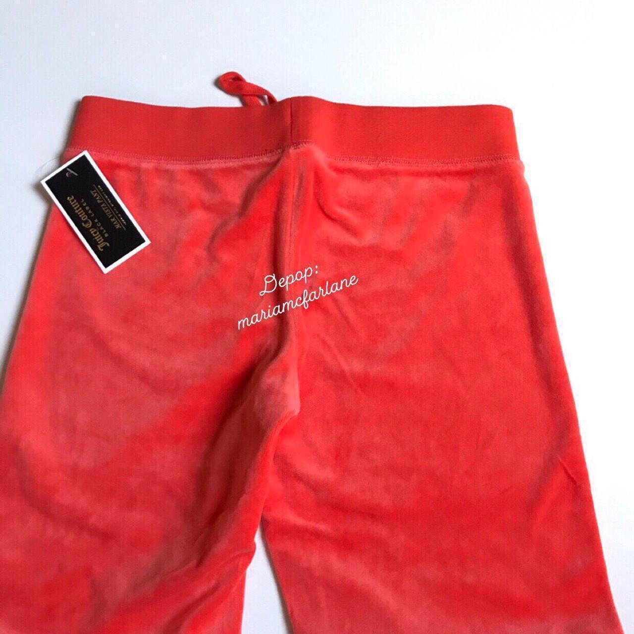 Juicy couture bright orange tracksuit cuffed pants... Depop