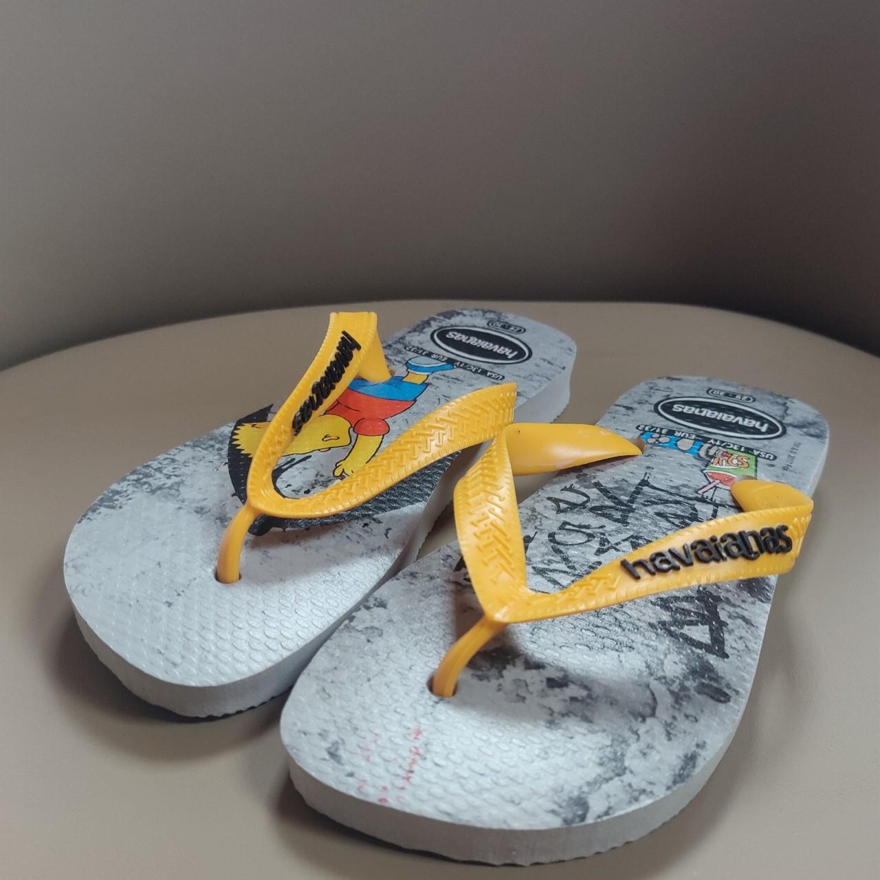 Kids bart Simpson Havaianas Never worn Depop
