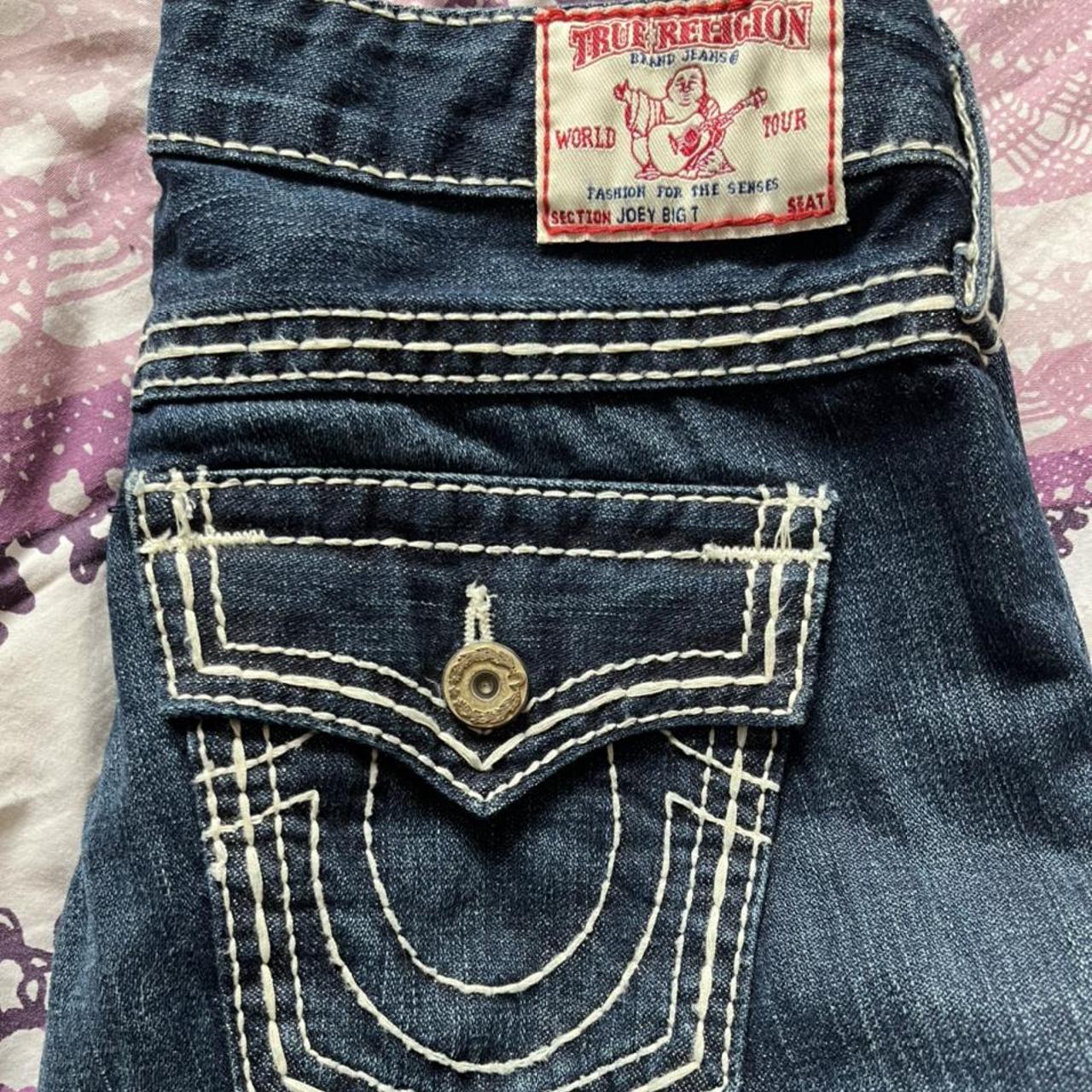 True Religion Jeans Size 25 Waist Amazing Condition Depop   P0 