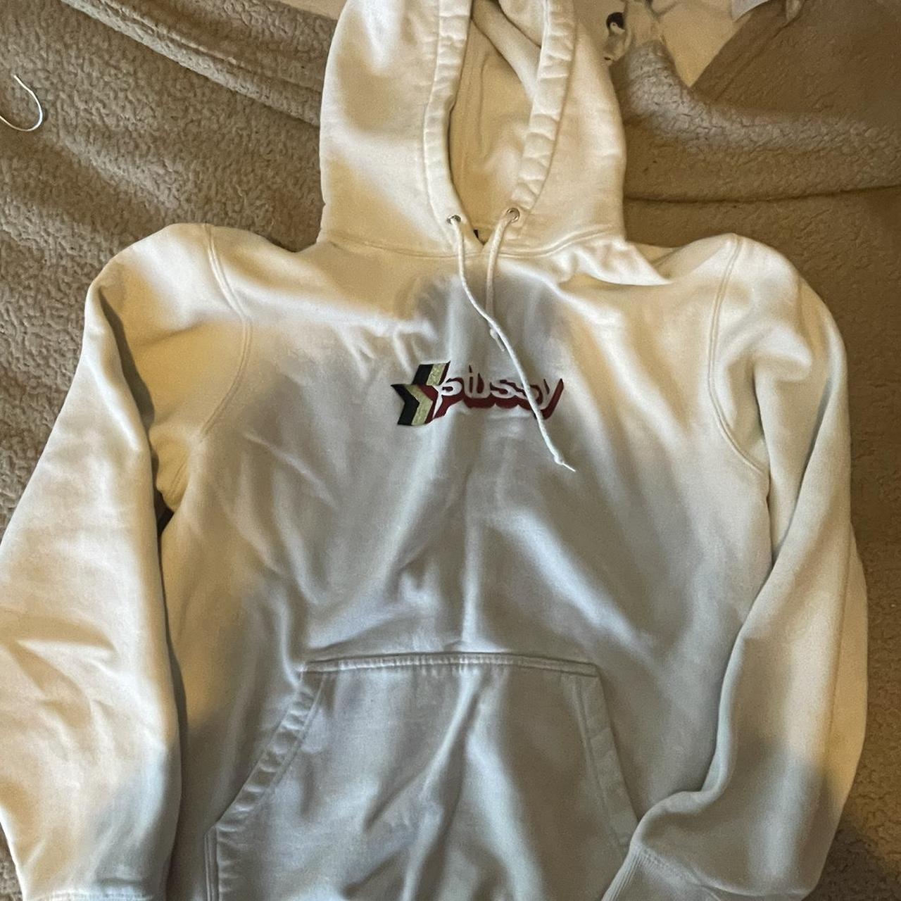 Stussy 3 star applique hoodie online