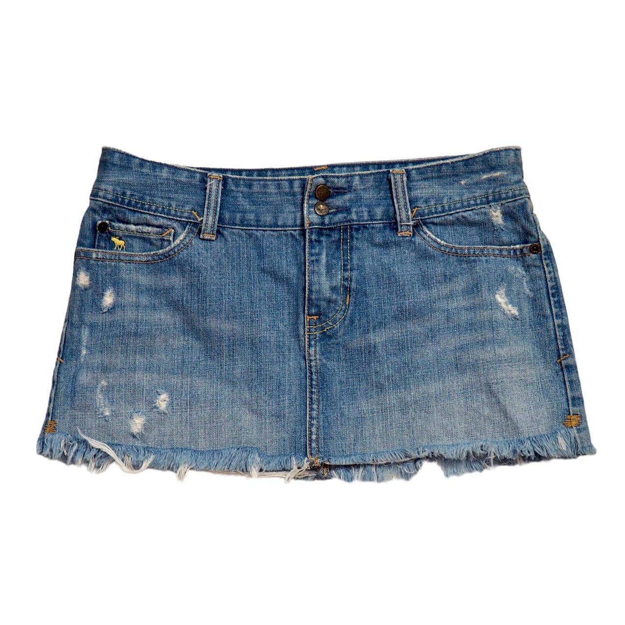 Abercrombie & Fitch Women's Blue Skirt | Depop